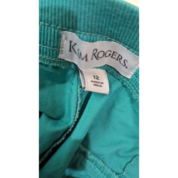 Kim Rogers womens size 12 capri short pants cotton blend stretch - Picture 5 of 6